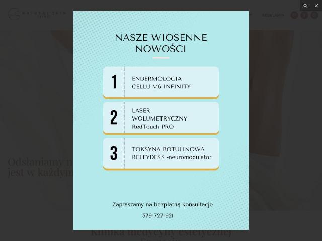 Gabinet kosmetyczny Szczecin Natural Skin Clinic